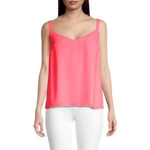 Women's Pink Sleeveless Top